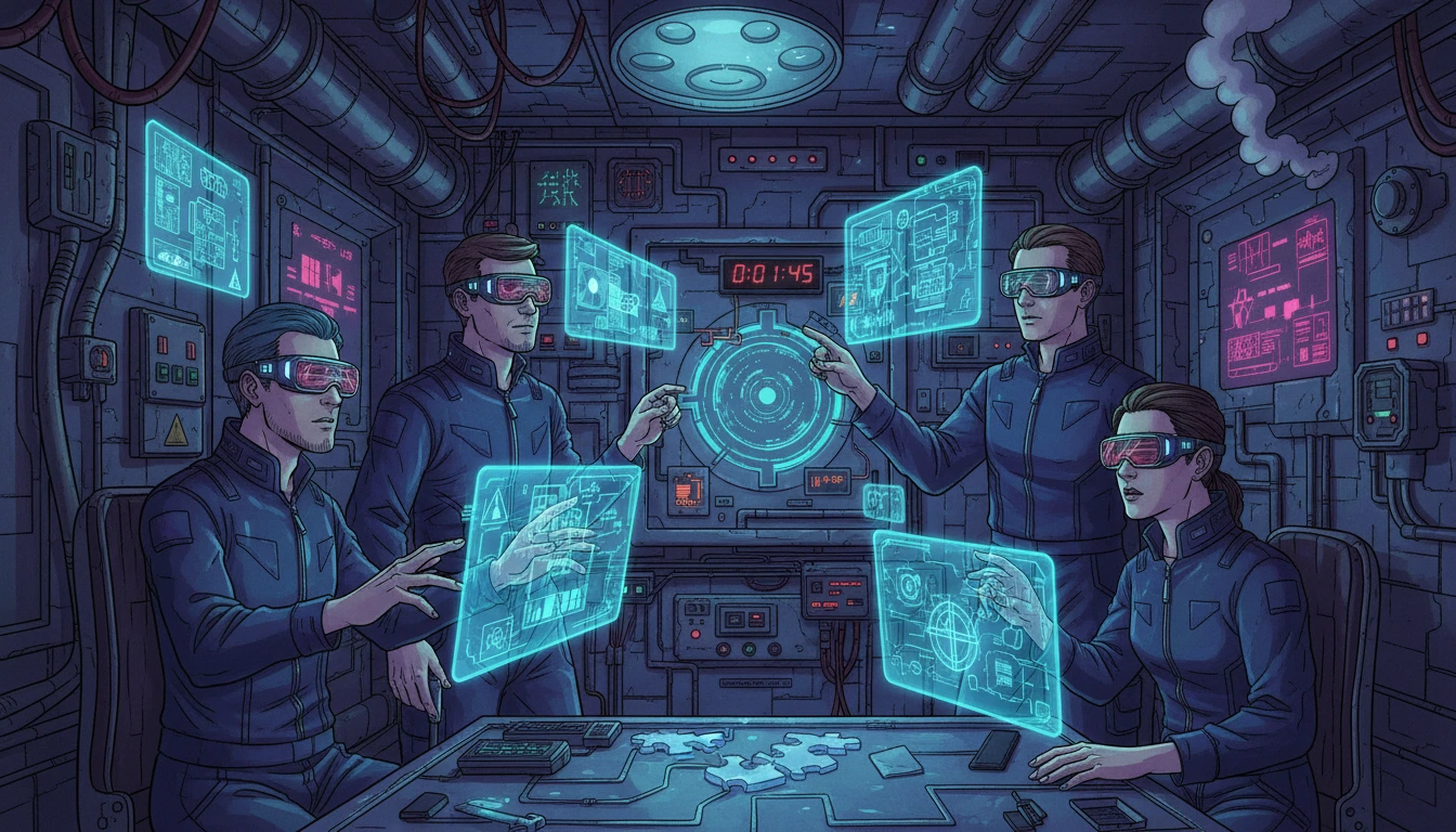 Team winning escape challenge