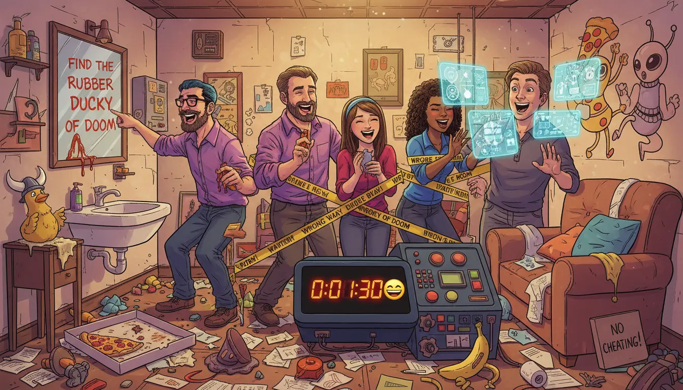 Team winning escape challenge