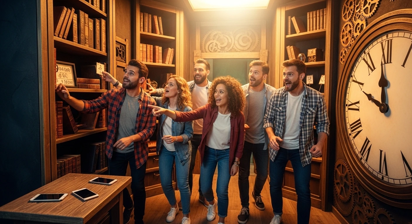 Group Celebrating Victory