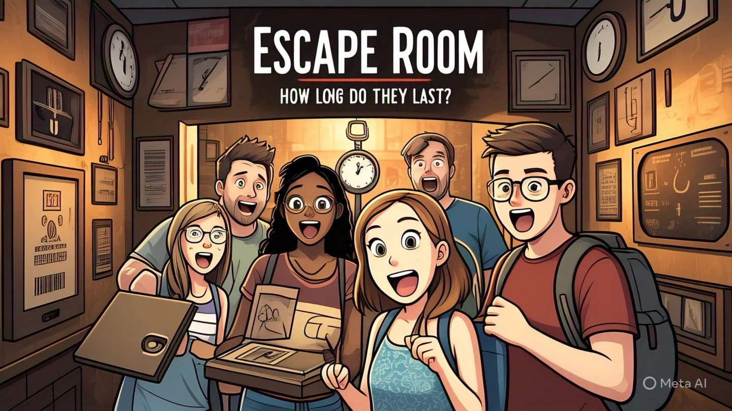 How long do escape rooms last.