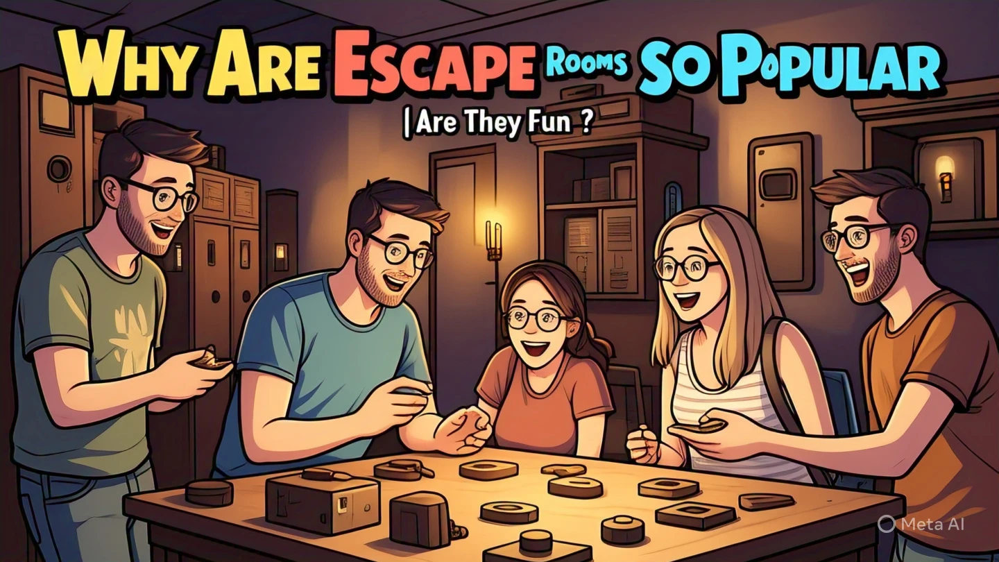 Why are escape rooms so fun and popular.